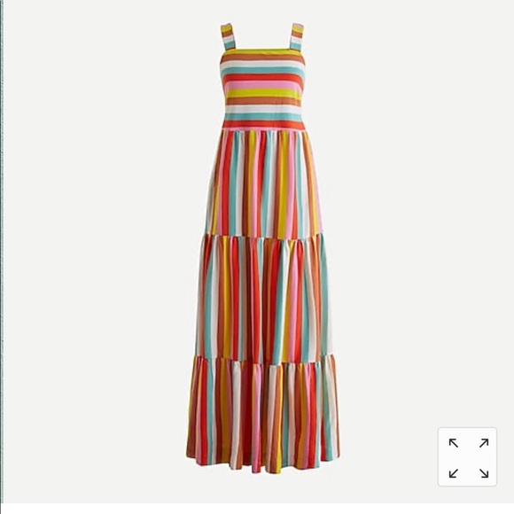rainbow maxi dress